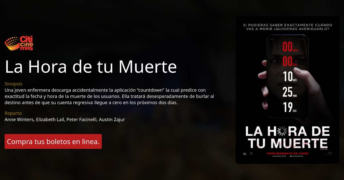 La Hora de tu Muerte