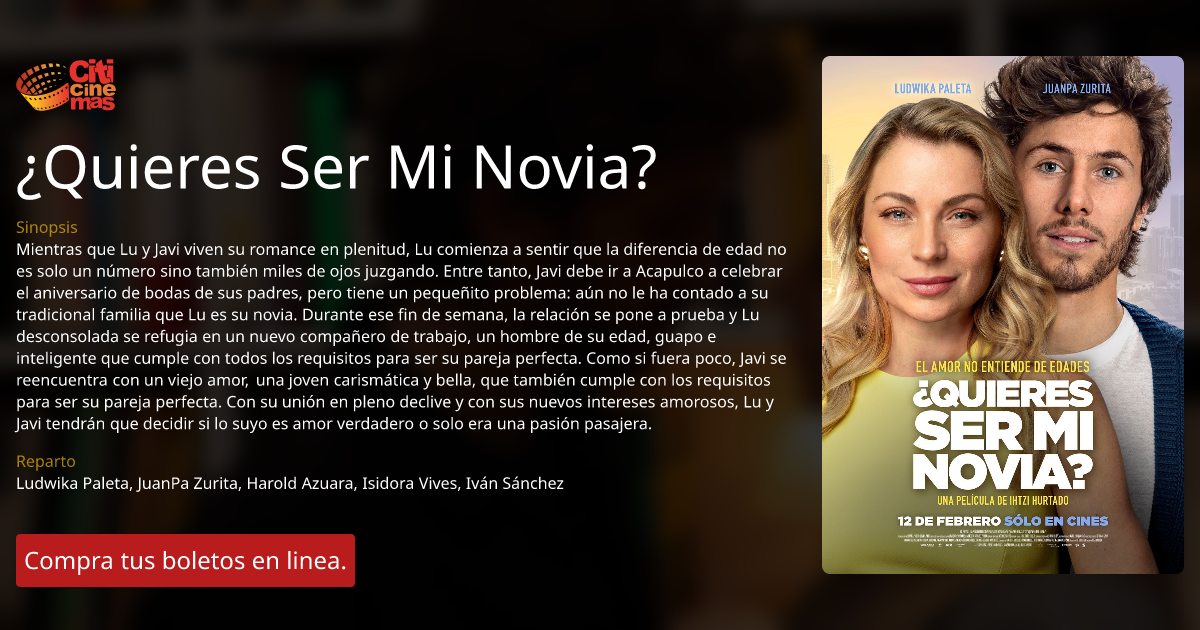 ¿Quieres Ser Mi Novia?