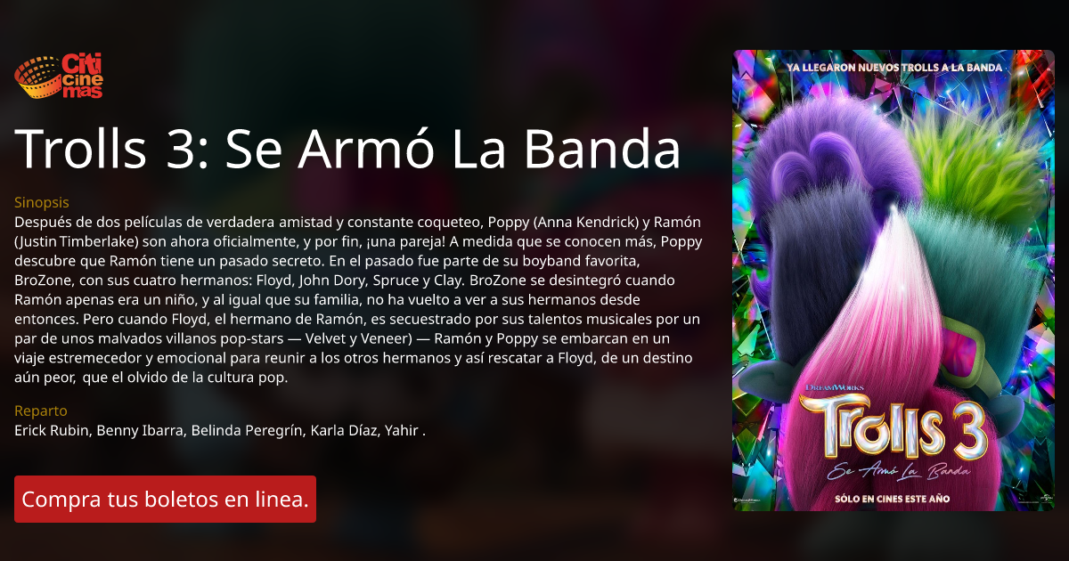 Trolls 3: Se Armó La Banda